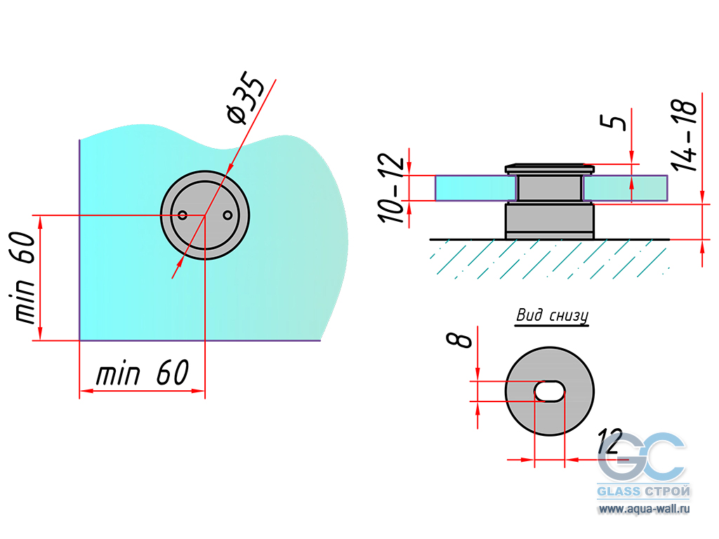 отверстие с зенковкой для стекла. размеры сверления под мебельную петлю. диаметры отверстий в стекле. диаметры отверстий в стекле. вырез под розетку в стеклянном фартуке.